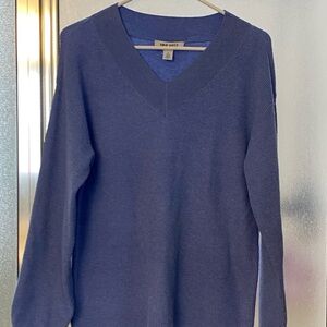 Blue V-Neck Sweater Nine West size S